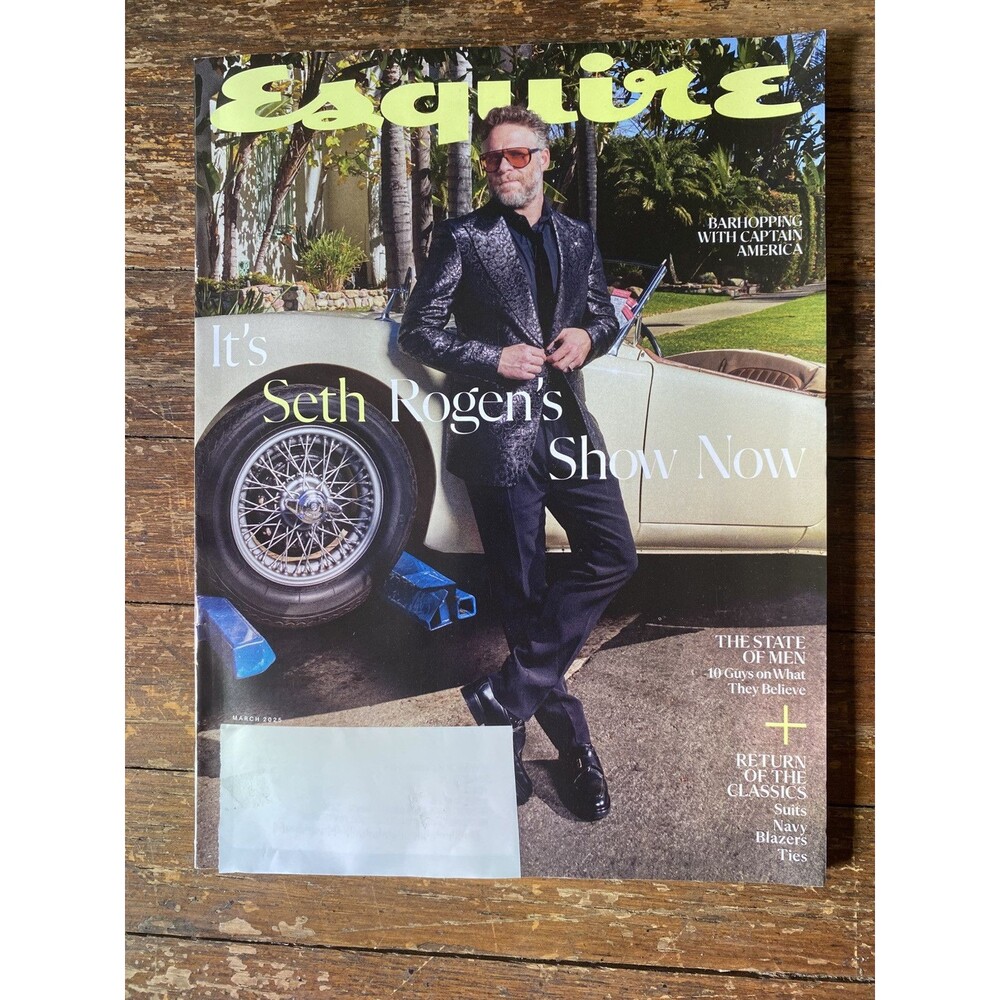 Esquire Magazine Seth Rogen Cover March 2025